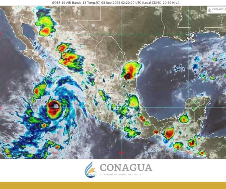 Alerta Conagua ante llegada de tormenta tropical Lorena Alerta Conagua ante llegada de tormenta tropical Lorena