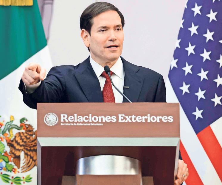 Planteó a Rubio entrega de información de captura del Mayo