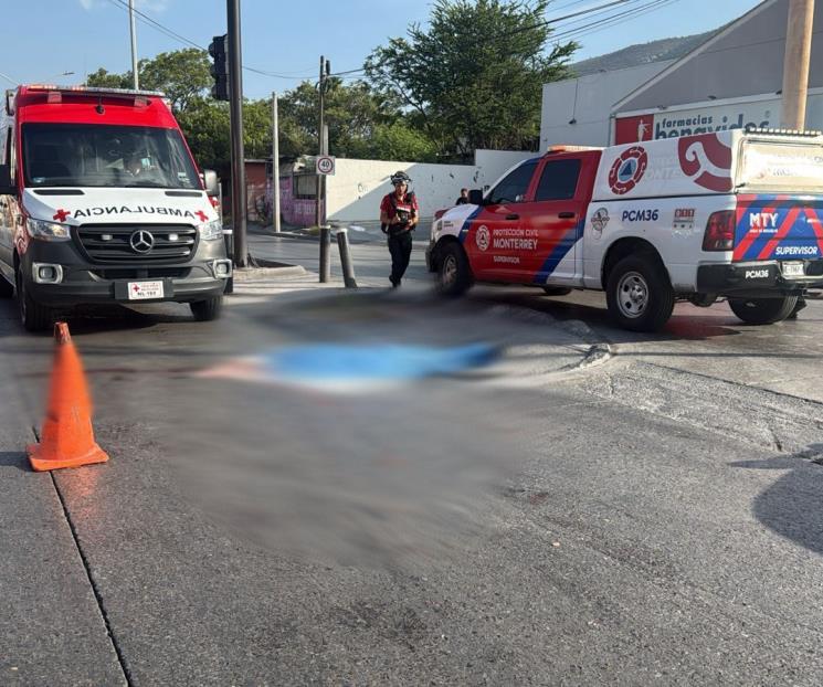 Muere hombre al ser atropellado en Monterrey Muere hombre al ser atropellado en Monterrey