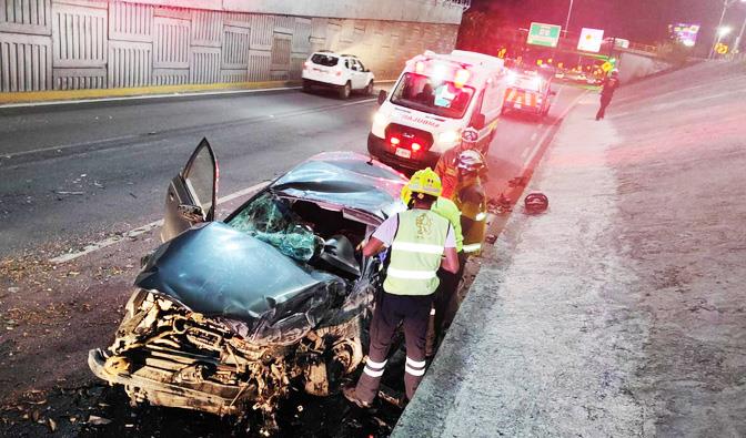 Fallece tras estrellamiento