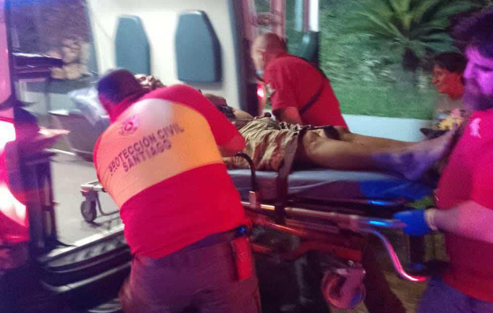 Localizan con dron a desaparecido Localizan con dron a desaparecido