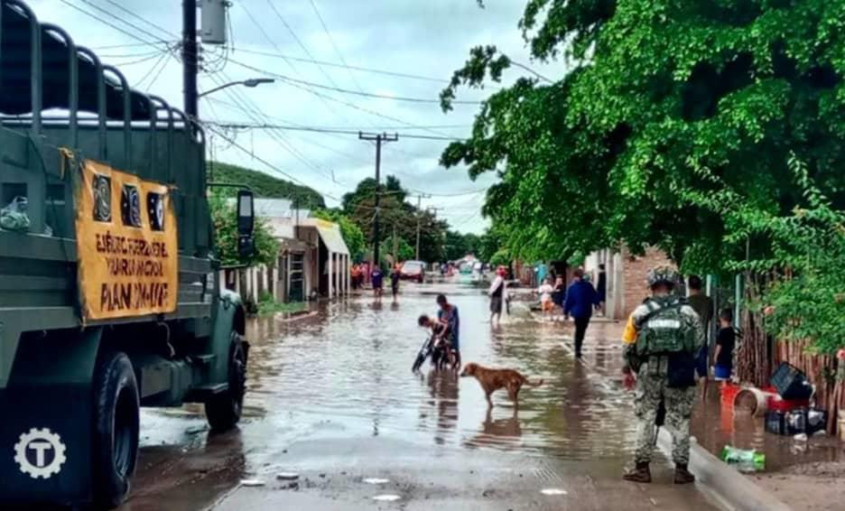 Implementan plan DN-III en municipios de Sinaloa tras tormenta Implementan plan DN-III en municipios de Sinaloa tras tormenta
