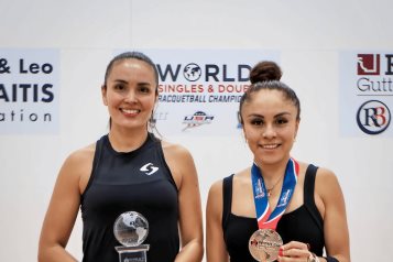 Gana una final y pierde otra Paola Longoria en Campeonato Mundial