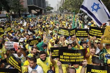 Protestan miles de Bolsonaristas