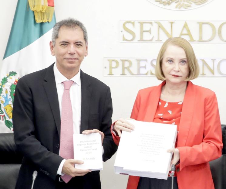 Entrega Hacienda el Paquete Económico 2026 a Senado Entrega Hacienda el Paquete Económico 2026 a Senado