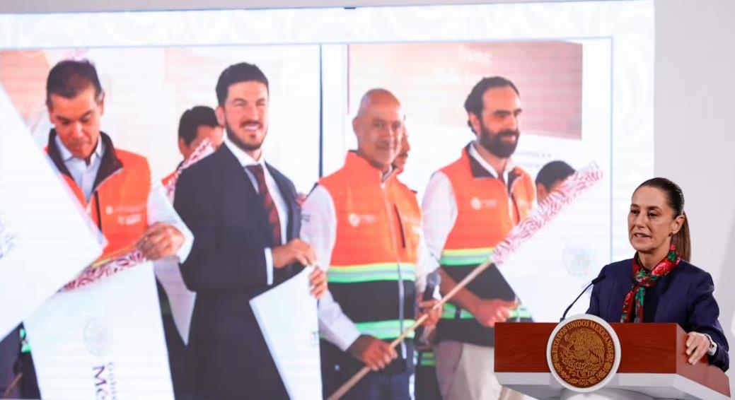 Sheinbaum da banderazo para construcci&oacute;n del Tren del Norte