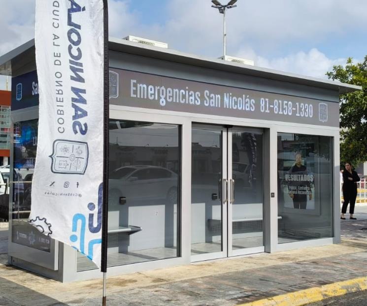 Inauguran en SN primer parabús climatizado Inauguran en SN primer parabús climatizado