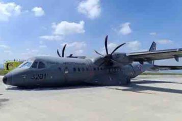 Sufre aeronave de la Fuerza Aérea incidente en Santa Lucía