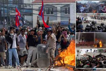 Manifestantes incendian el Parlamento de Nepal en medio de crisis