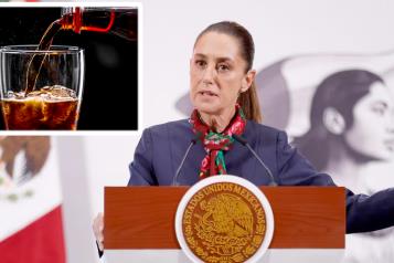 Asegura Sheinbaum que 29% de mexicanos consume refrescos a diario