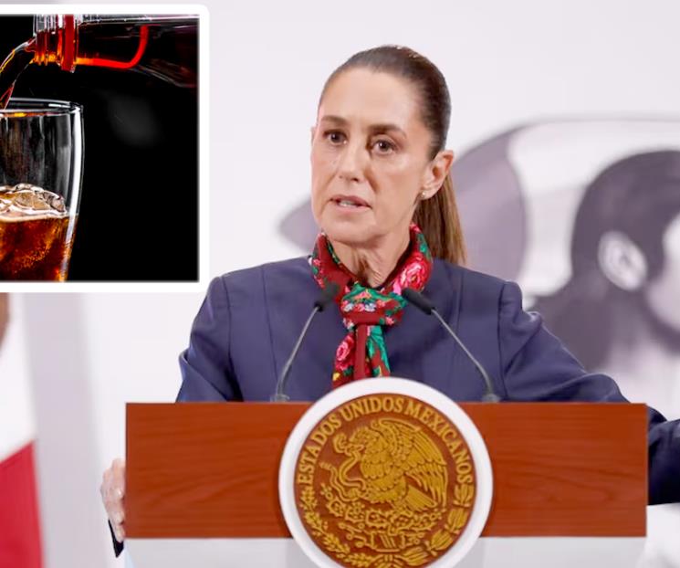 Asegura Sheinbaum que 29% de mexicanos consume refrescos a diario Asegura Sheinbaum que 29% de mexicanos consume refrescos a diario