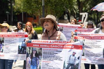 Buscadoras avalan a Martha Lidia P&eacute;rez