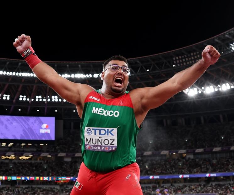 Logra mexicano Uziel Mu&ntilde;oz plata en Mundial de Atletismo 