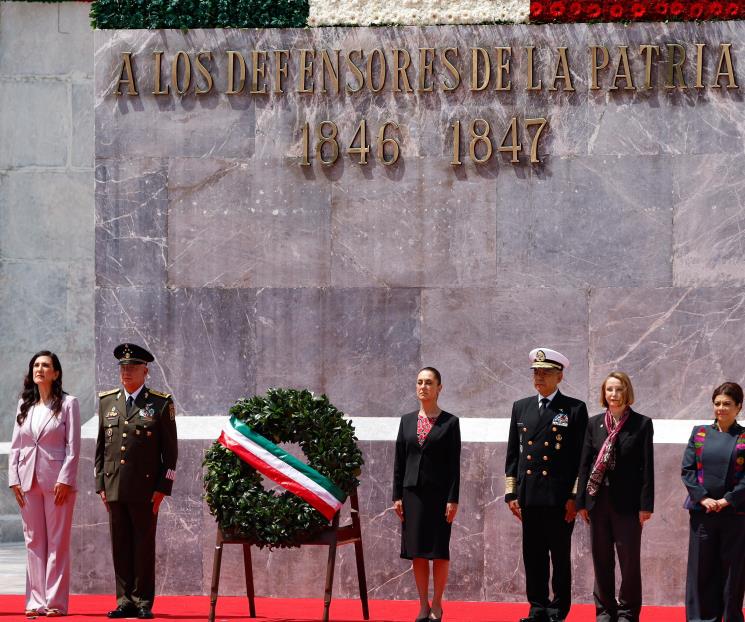 Sheinbaum conmemora Gesta de los Niños Héroes de Chapultepec