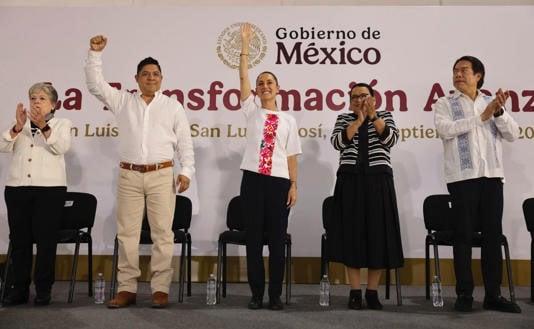 Defiende Sheinbaum proyecto de nación y promete más bienestar Defiende Sheinbaum proyecto de nación y promete más bienestar