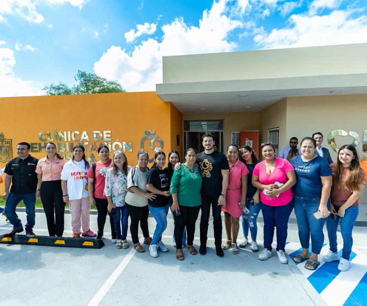 Entregan clínica de rehabilitación en Mina