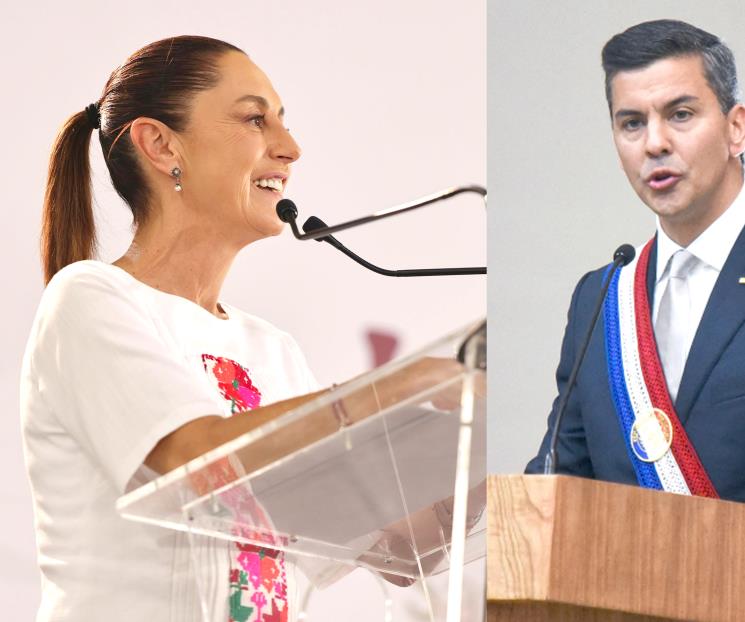 Destacan colaboración Sheinbaum y Santiago Peña Destacan colaboración Sheinbaum y Santiago Peña