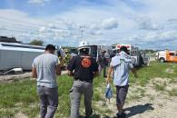 Deja volcadura 9 lesionados