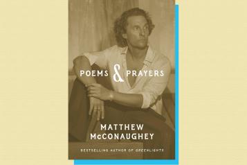Lanza el actor Matthew McConaughey su primer poemario