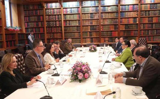 TEPJF sostiene reunión con la Comisión para la Reforma Electoral