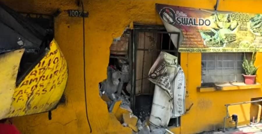 Se salva de morir aplastado Se salva de morir aplastado