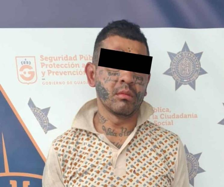 Detienen a asaltante en Guadalupe