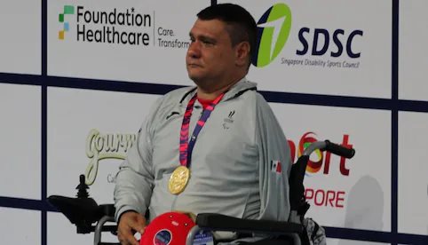 Logra Arnulfo oro en Campeonato Mundial de Paranataci&oacute;n