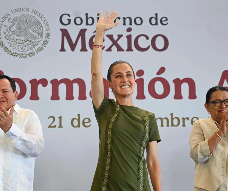 Asegura Sheinbaum contar con un gobierno s&oacute;lido