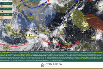 Hurac&aacute;n Narda categor&iacute;a 1: as&iacute; ser&aacute; su impacto en M&eacute;xico