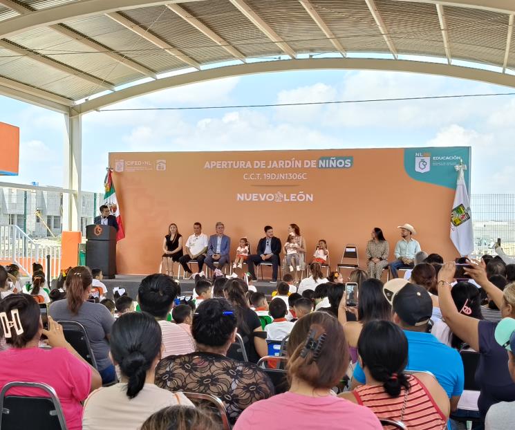 Inauguran kínder bajo nuevo modelo de infraestructura educativa Inauguran kínder bajo nuevo modelo de infraestructura educativa