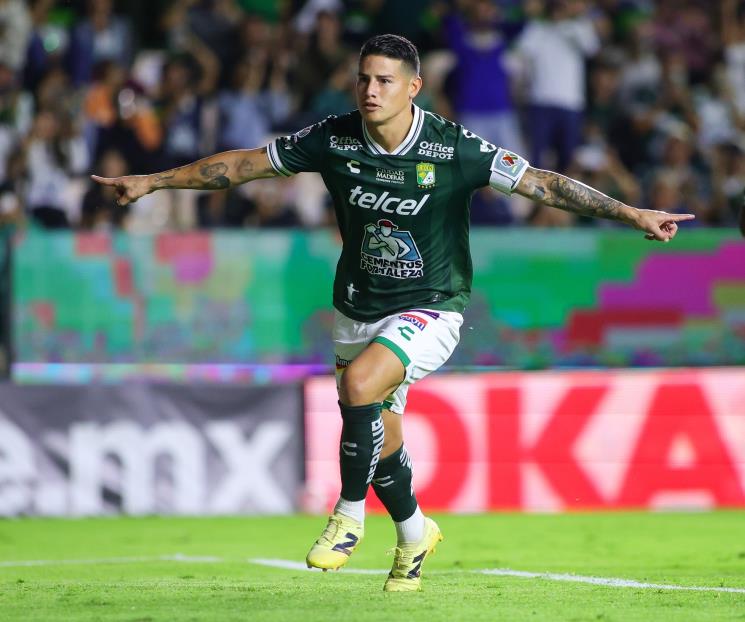 Brilla James, pero Le&oacute;n empata