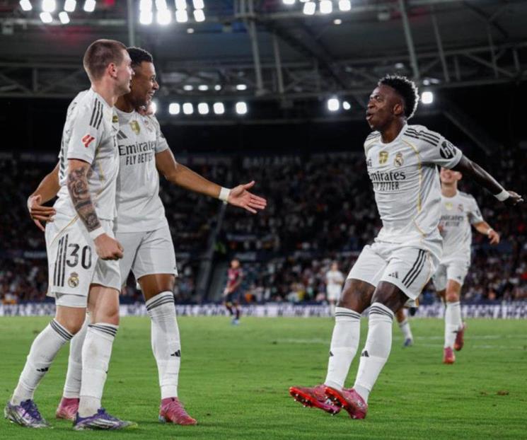 Golea Real Madrid al Levante y se mantiene de líder en La Liga