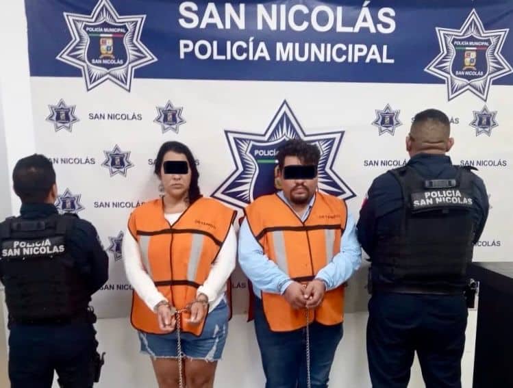 Elementos de la polic&iacute;a de San Nicol&aacute;s detuvo a una pareja acusados de cometer fraudes en la compra de autom&oacute;viles, ya que fing&iacute;an depositar el valor de transacciones.