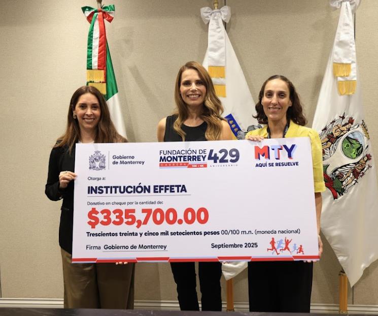 Entrega Monterrey donativo económico a EFFETA Entrega Monterrey donativo económico a EFFETA