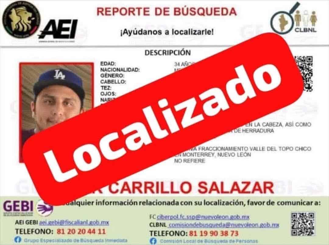 Después de tres días de incertidumbre, la Fiscalía General de Justicia del Estado, informó que el camillero de la Clínica 21 del IMSS que estaba reportado como desaparecido, fue localizado con vida.