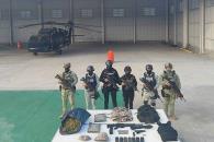 Decomisan armas y droga Decomisan armas y droga