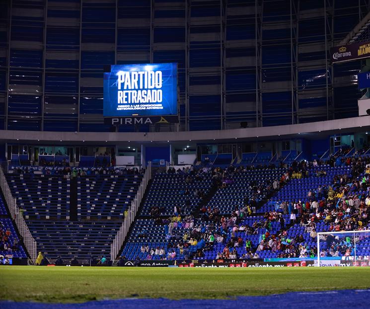 Aplazan el Puebla-Chivas por tormenta el&eacute;ctrica 