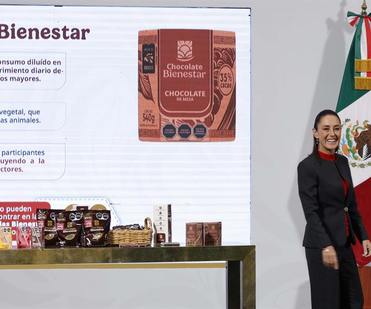 Sheinbaum defiende al Chocolate del Bienestar Sheinbaum defiende al Chocolate del Bienestar