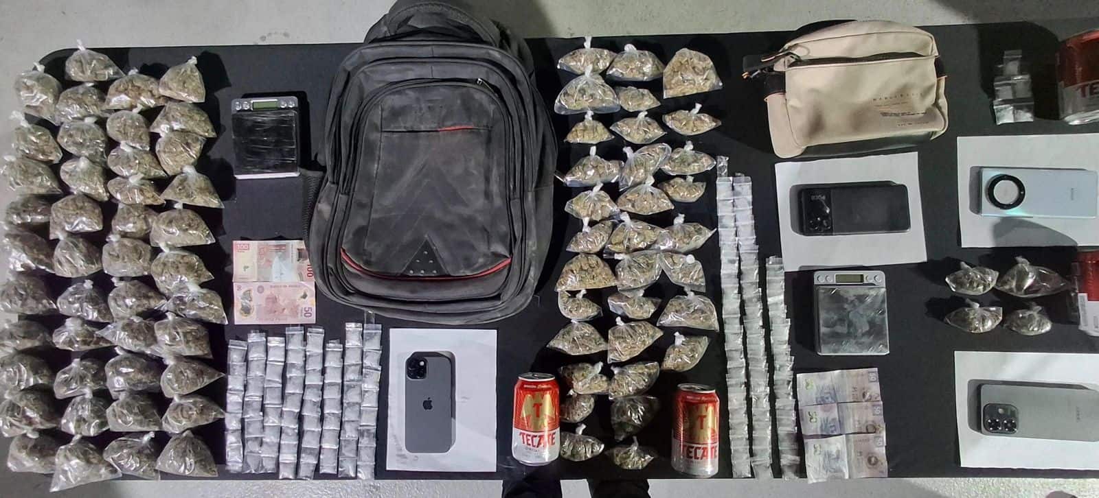 Gracias a trabajos estrat&eacute;gicos de detecci&oacute;n y disuasi&oacute;n delictiva, el Grupo de Coordinaci&oacute;n Metropolitana logr&oacute; detener a cuatro presuntos vendedores de drogas, en Monterrey.