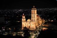 La Catedral de Saltillo resplandece con fuerza con nueva iluminación