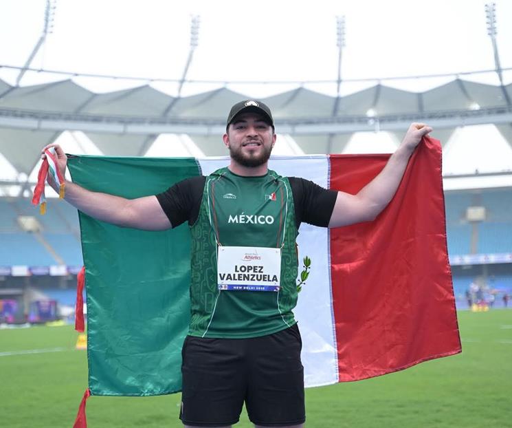 Logra mexicano oro en Mundial de Para Atletismo Logra mexicano oro en Mundial de Para Atletismo