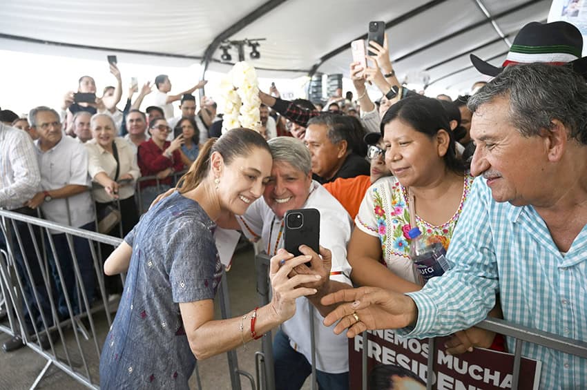 Tiene Sheinbaum un 71.6% de aprobación como presidenta