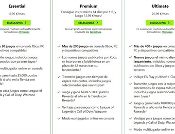 Xbox sube el precio de Game Pass y te costará el doble cada mes juga