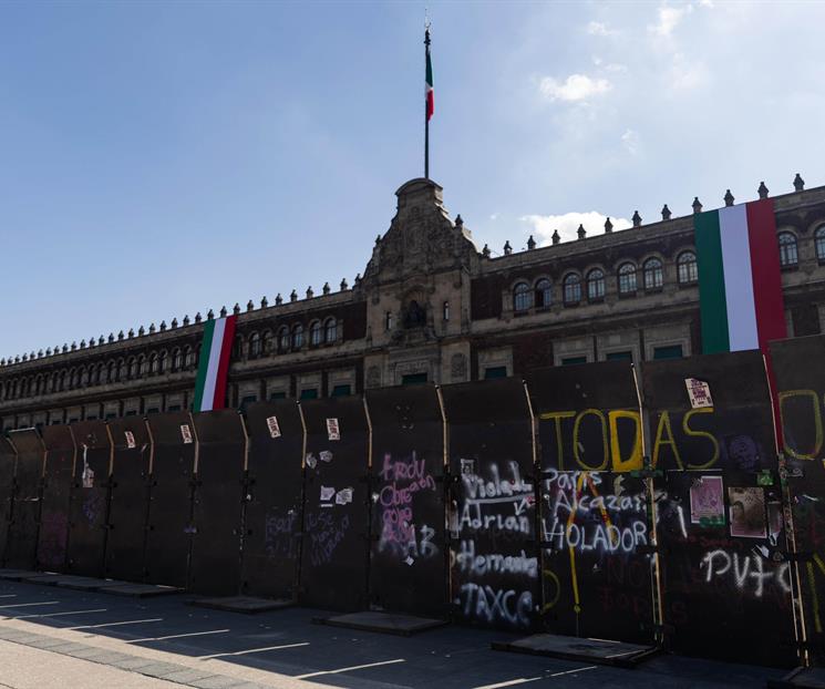 Vallas en Palacio Nacional son para evitar confrontaciones: CSP