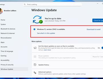 Microsoft despliega la versión final de Windows 11 25H2