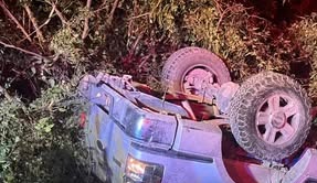 Volcadura deja un muerto en Cadereyta Volcadura deja un muerto en Cadereyta