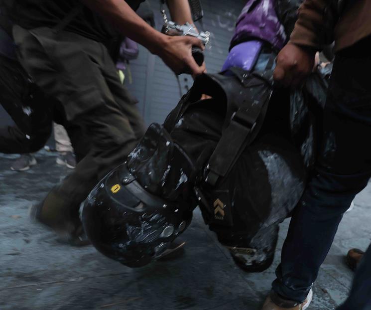 Dan de alta a 78 policías heridos en marcha del 2 de octubre Dan de alta a 78 policías heridos en marcha del 2 de octubre