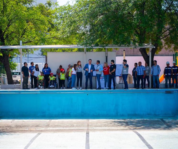 Arranca reconstrucción de alberca de la Inclusión Arranca reconstrucción de alberca de la Inclusión