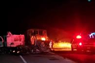 Zacatecas amanece con bloqueos carreteros e incendios