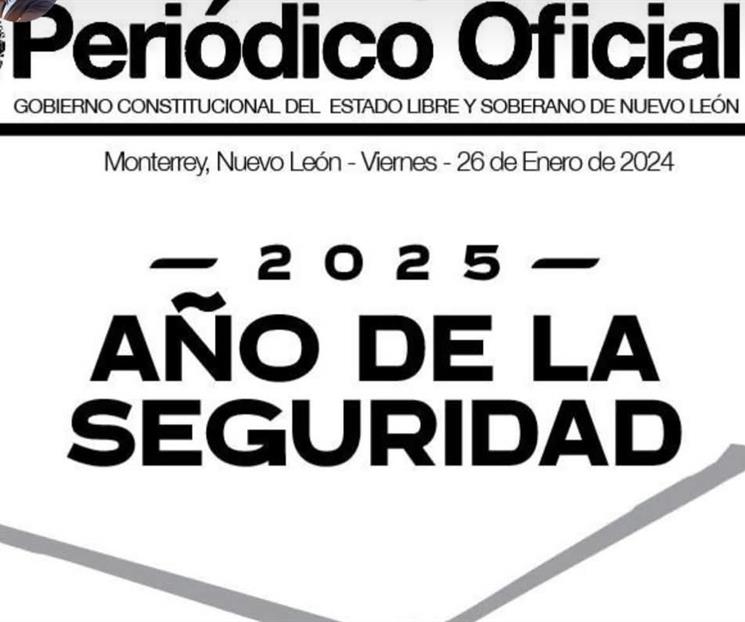 Presumirá NL logros de seguridad en papelería oficial Presumirá NL logros de seguridad en papelería oficial